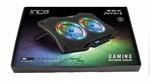 INCA Notebook K&uuml;hler 2x 115x15mm L&uuml;fter/RGB/1200RPM/2xUSB sw retail