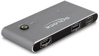 DELOCK USB-C KVM Switch zu HDMI 8K 60 Hz