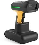 inateck Barcodescanner 75S Black Kit Wireless 2D IP67