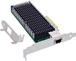 InLine&reg; 10-Gigabit Netzwerkkarte, 1x RJ45 10Gb/s, PCIe x8