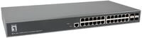 LevelOne Switch 24xGE/4x10GSFP+ TURING 19 Managed L3