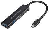 Conceptronic HUBBIES 4-Port-USB 3.0-Hub, USB-C-Anschluss