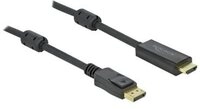DELOCK DisplayPort 1.2 > HDMI Kabel 4K 60Hz 3m aktiv schwarz