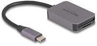 DELOCK USB Type-C Card Reader im Alu