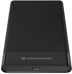 CONCEPTRONIC HDD Geh&auml;use 2.5"SATA HDD/SSD USB-A/C 6Gbs sw