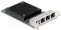 DELOCK PCI Express x4 Netzwerkkarte 2,5 Gigabit LAN 4xRJ45