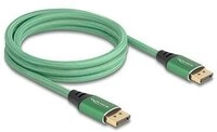 DELOCK DisplayPort Kabel 16K 60Hz 2m gru