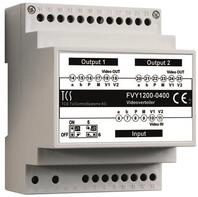 TCS Videosignalverteiler FVY1200-0400 2fach VT02-SG