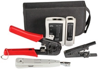 Werkzeugset Netzwerktechnik 4-teilig, mit Tasche