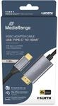 MediaRange USB-C 3.2 Gen. auf HDMI Video-Adapterkabel 1,8m