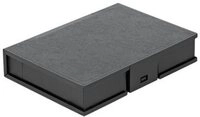 DELOCK Schutzbox 8,89cm HDD schwarz