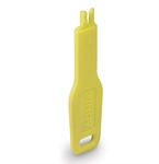LINDY Schl&uuml;ssel f&uuml;r RJ45 Port Schloss, gelb (47900 u 47901)