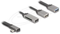 DELOCK 2 Port USB Hub inklusive SD und Micro SD Card Reader