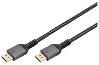 DIGITUS DisplayPort Kabel 3m Aluminium 8K Nylon schwarz 1.4