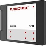 SANDISK 520 SATA III SSD 500GB 6,35cm