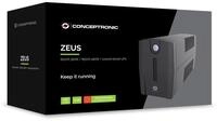 CONCEPTRONIC USV 650VA/360W/2xUK/HID USB/RJ45in/Out/AVR sw