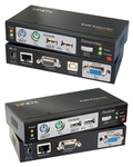 Lindy 39378 Tastatur/Video/Maus (KVM)-Switch Schwarz
