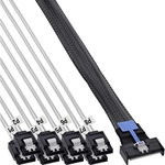 InLine&reg; MCIO x8 Breakout-Kabel auf 8x SATA, 0,5 m