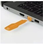LINDY RJ45 Port Schl&ouml;sser Orange, 20 St&uuml;ck