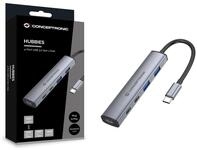 CONCEPTRONIC 4-1 Dock USB-C->2xUSB-C/2xUSB-A/100WPD gr