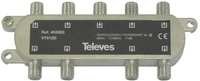 Televes 8-fach Verteiler VT812D 5-1218MHz VD:12dB 453303