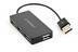 gembird 4-Port-USB-Hub, schwarz