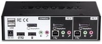 TRENDnet KVM Switch 2-Port DisplayPort/USB/Audio
