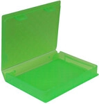 HDD Schutzbox 2,5"" Kunststoff gr&uuml;n