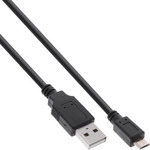 InLine&reg; Micro-USB 2.0 Kabel, Schnellladekab., USB-A ST/Micro-B ST, schwarz,...