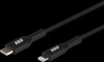USB 2.0 Kabel Typ-C St. - Lightning St., MFI zert., schwarz, 2m