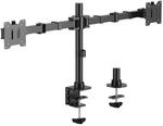 Equip Tischhalterung 17"-35"/2TFT 360&deg; H.Leist. 20Kg schwarz