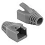 Modular RJ45 Plug Cable Boot 8mm grey, 10pcs