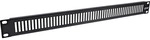 InLine&reg; 19 Blindplatte perforiert, 2 HE, RAL 9005 schwarz