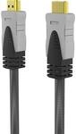 INCA HDMI-Kabel2.0 4K 18Gbit/s 4096x2160@ 30Hz 3.00m gr retail