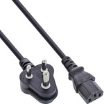 InLine&reg; Netzkabel, Netzst. S&uuml;dafrika 5A Typ D auf Kaltger&auml;testecker C13, 1,8m