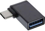 InLine&reg; USB 3.2 Gen.2 Adapter, USB-C Stecker an A Buchse 90&iuml;&iquest;&frac12; gewinkelt OTG