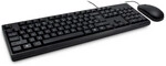 Inter-Tech Tas NK-1000EC QWERTY, Tastatur + Maus-Set, schw.