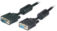 SVGA/HDTV Verl&auml;ngerung,2xHDSUB15, St/Bu, schwarz,1.8m