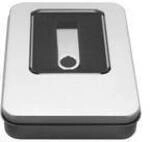 MediaRange Aufbewahrungsbox USB Sticks 115x85x22mm aluminium