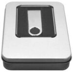 MediaRange Aluminium-Box Aufbewahrung USB Sticks 89x60x18mm