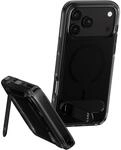 CARE by PanzerGlass Kickstand Case Smokey m. Schwarz MagSafe iPhone 17 Pro Max
