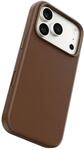 CARE by PanzerGlass Solo Vegan Leather Case Braun m. MagSafe iPhone 17 Pro