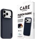 CARE by PanzerGlass Fusion Fabric Case Blau m. MagSafe iPhone 17 Pro