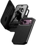 CARE&acirc;&bdquo;&cent; by PanzerGlass&reg; Tango 2-in-1 Wallet Case Black w. MagSafe iPhone...