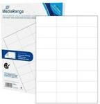 MediaRange Etiketten 70x37mm 1200 St. stark haftend wei&szlig;