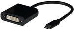 USB Typ C - DVI Adapter, 1080P, schwarz