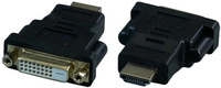 HDMI-DVI Adapter, HDMI-A auf DVI-D, 24+1, St.-Bu., schwarz
