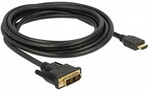 DELOCK Kabel DVI 18+1 St > HDMI-A St 3.0m schwarz