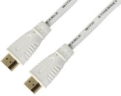 High Speed HDMI Kabel mit Ethernet, wei&szlig;, 5m