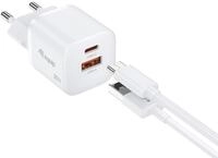 Equip Ladeger&auml;t 2Port USB-C PD3.0/USB-A GaN 20W &Uuml;SS ws